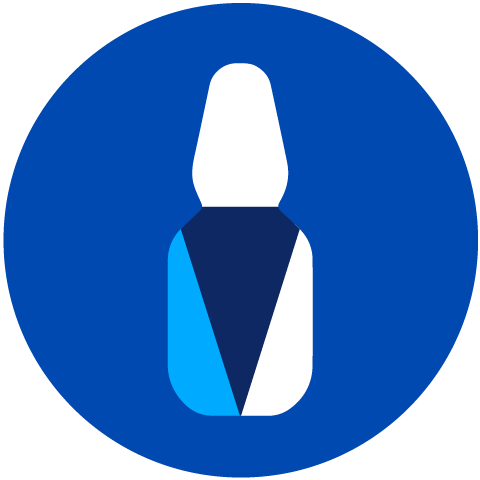 An icon for a phage vial